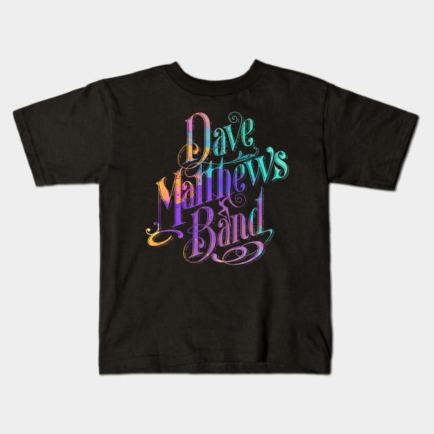 Dave Matthews Band Water colorFul Kids T-Shirt by mashudibos